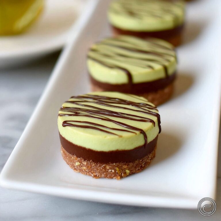 Vegan Mozart Cheesecake mit Pistazien und Nougat Recipe