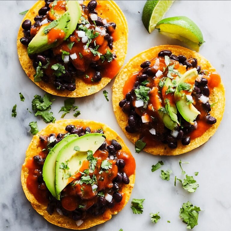 Savory Black Bean Tostadas Ready in 30 Minutes or Less Recipe