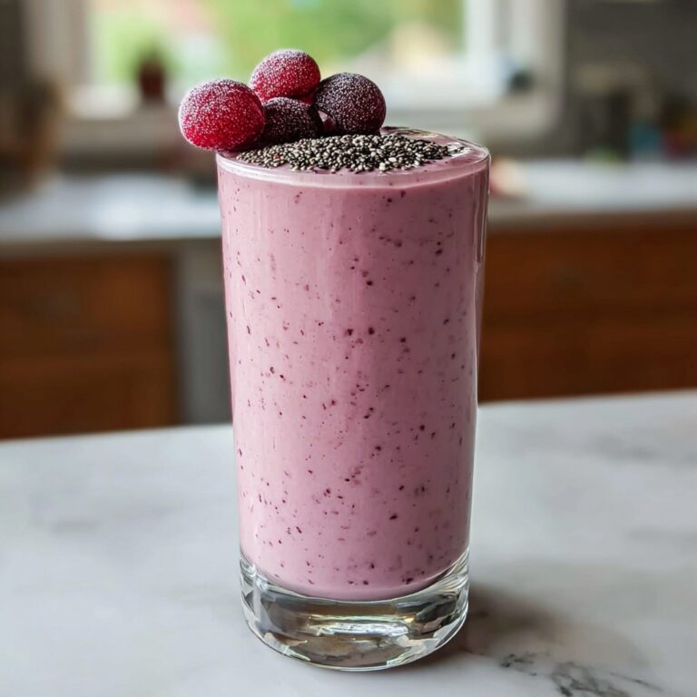 Delicious Cherry Smoothie for Quick Gut Health Boost Recipe