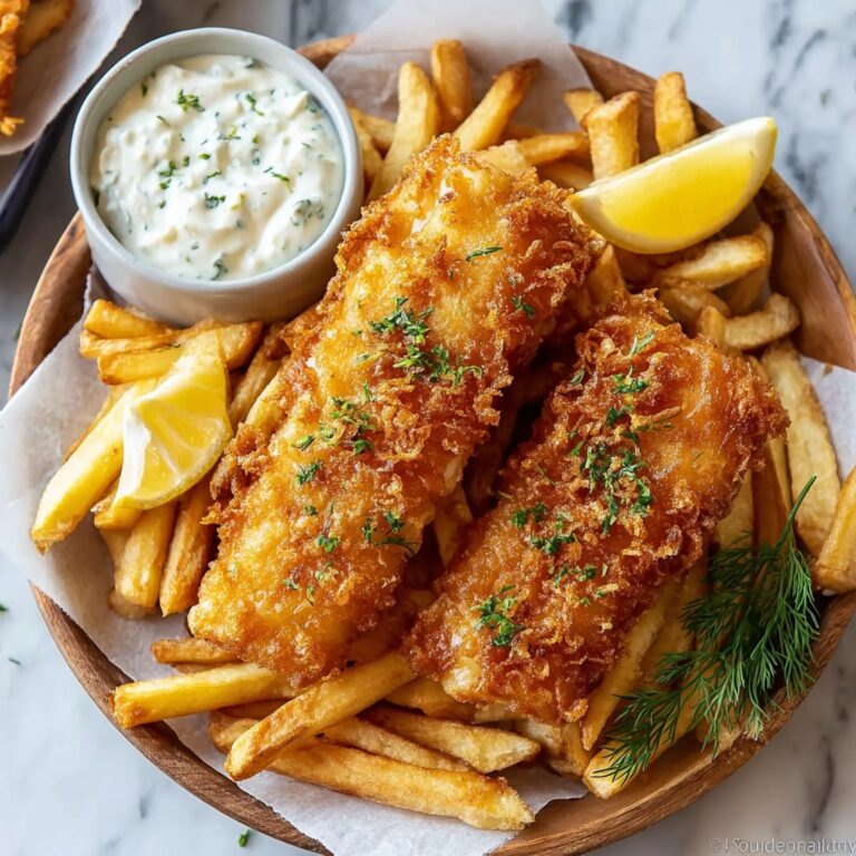 Crispy Beer Battered Fish and Chips (Pub-Style Recipe) Recipe