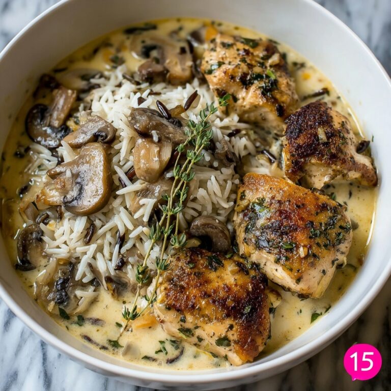 Creamy Mushroom Chicken and Wild Rice Soup Recipe