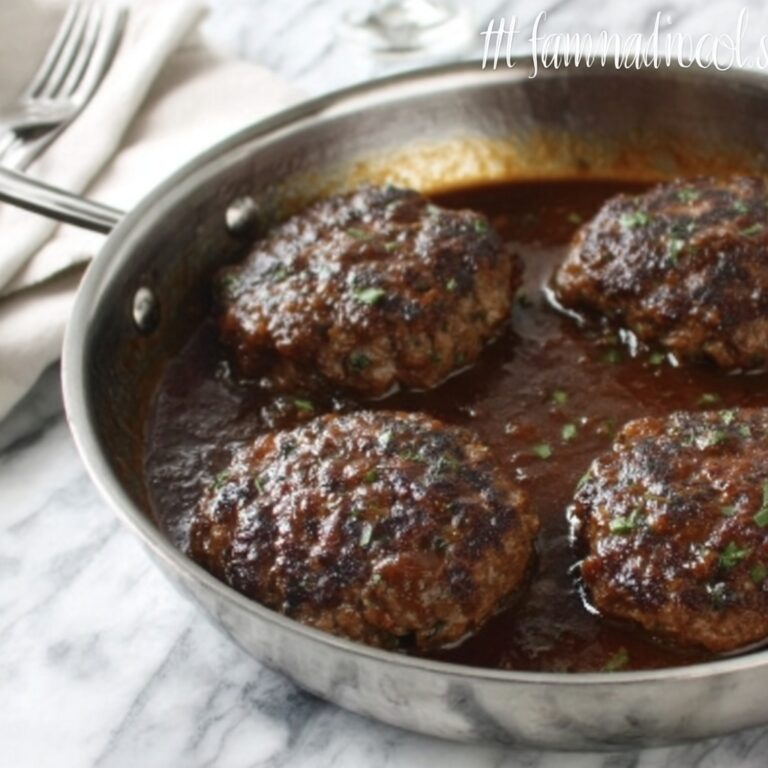 Simple Salisbury Steak – Easy, Juicy, and Perfect for Weeknight Dinner Recipe