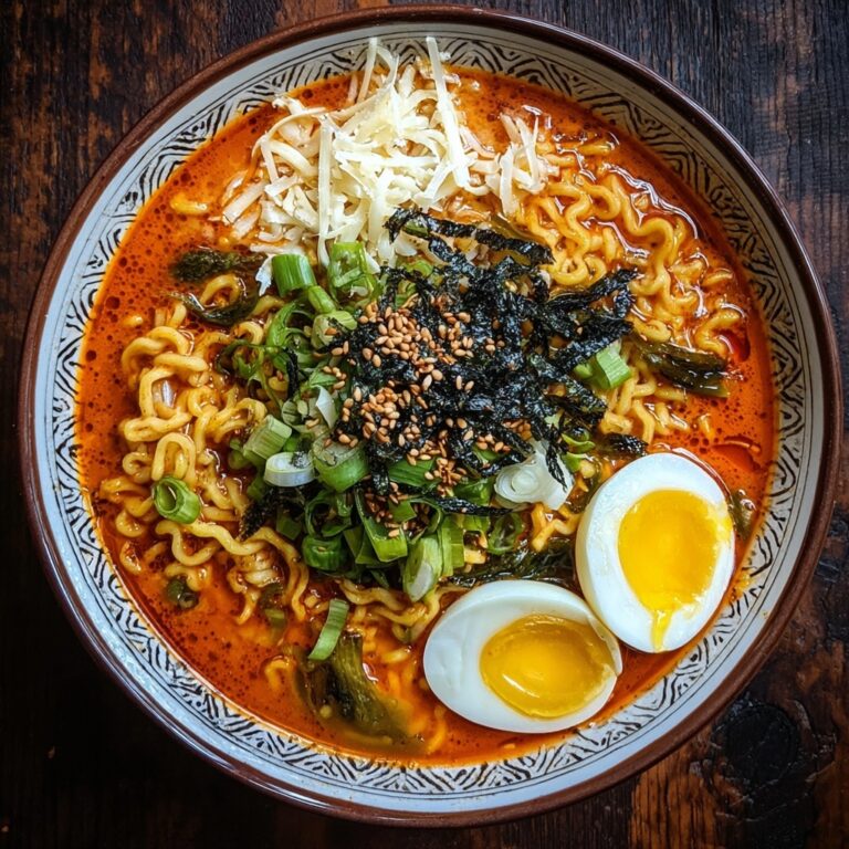 Fiery Spicy Korean Buldak Ramen Recipe