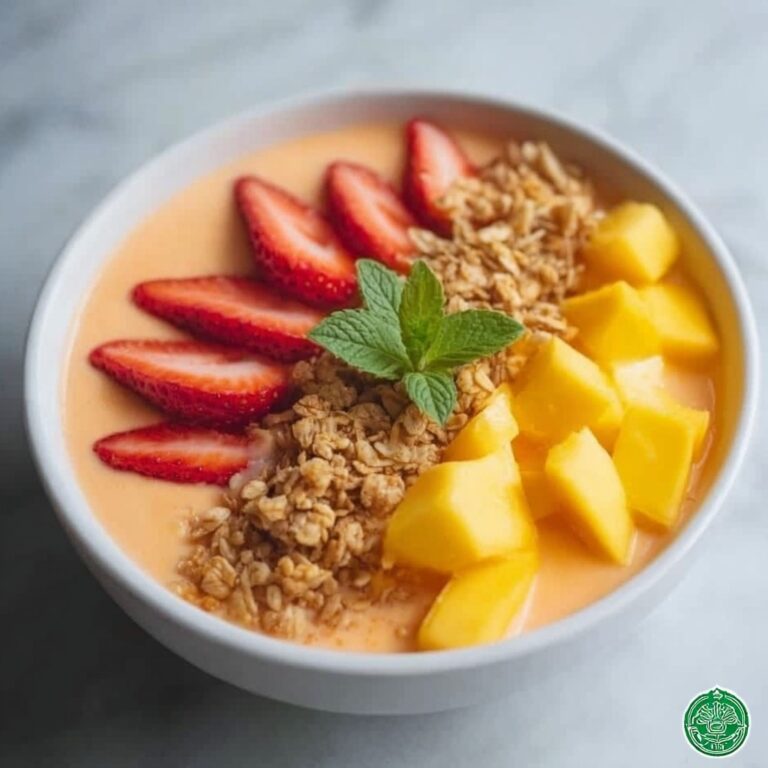 Best Mango Strawberry Smoothie Bowl – Quick & Nutritious Breakfast Recipe