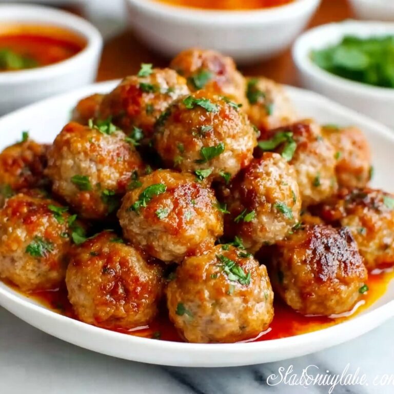 Mini Meatballs with Marinara Sauce Recipe