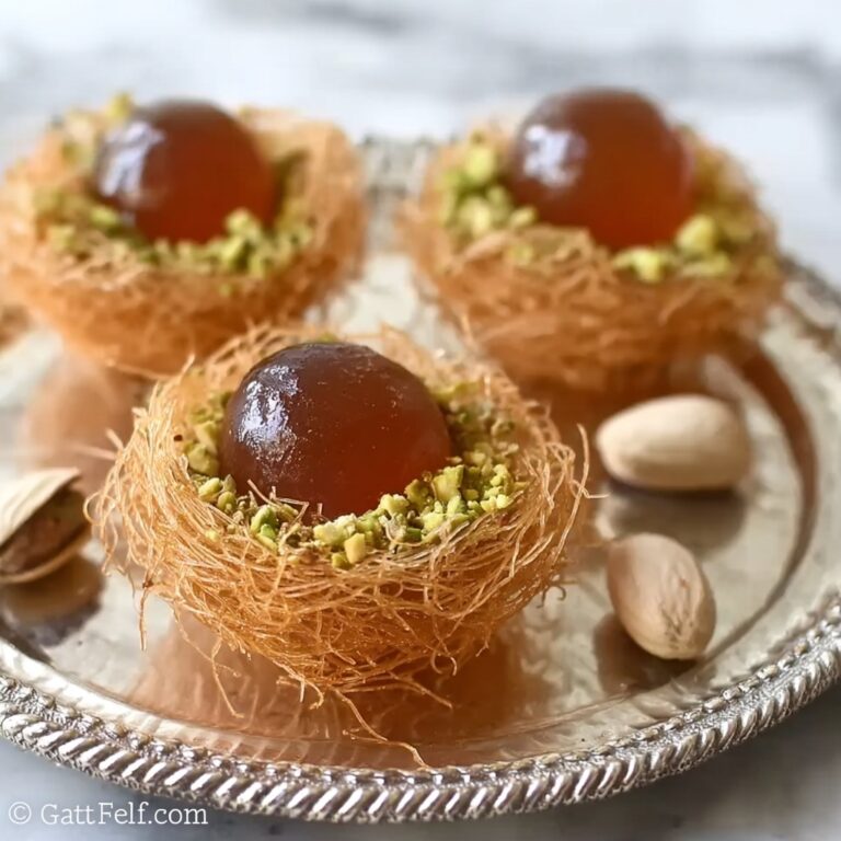 Gulab Jamun in Kunafa Nests Recipe