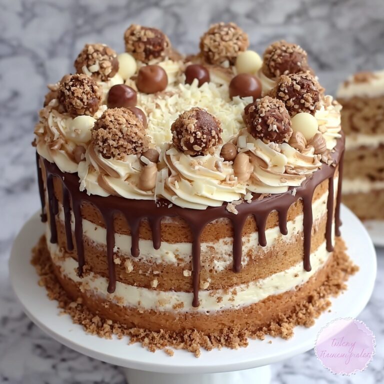 Ferrero Rocher Cake Recipe