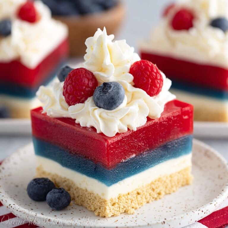 Red, White, and Blue Mini Cheesecakes Recipe