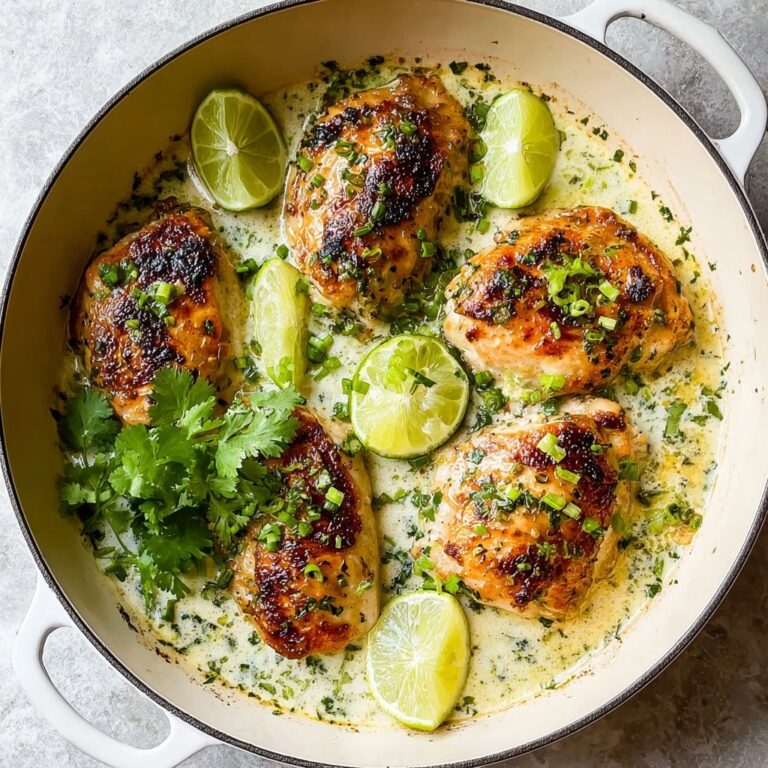 Creamy Coconut Lime Chicken Recipe