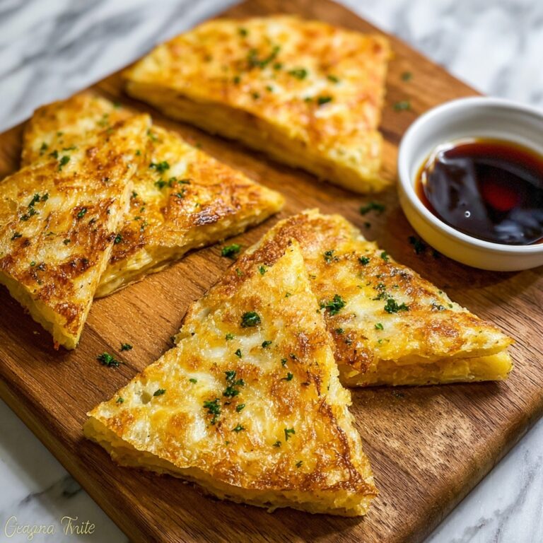 Air Fryer Cheesy Tortilla Garlic Bread Recipe