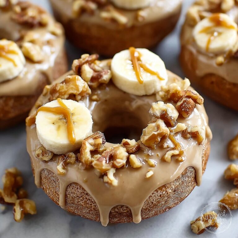 Baked Banana Donuts Recipe