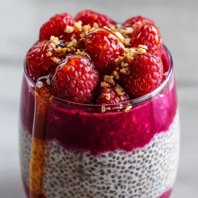 Raspberry Chia Pudding with Maple Syrup Recipe