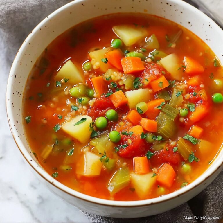 Hearty Vegetable Soup Recipe