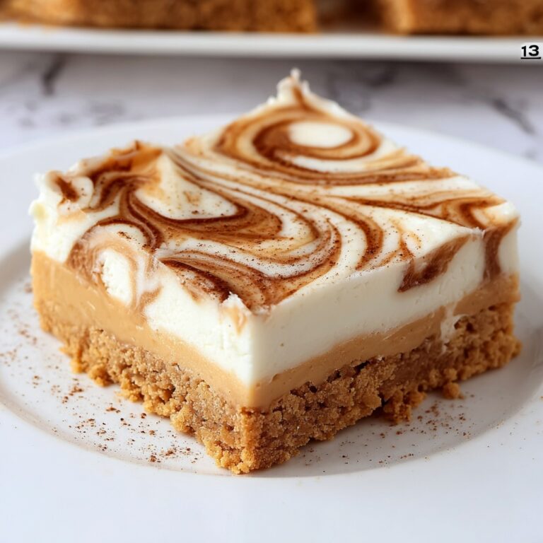 Blender Cinnamon Roll Cheesecake Bars Recipe