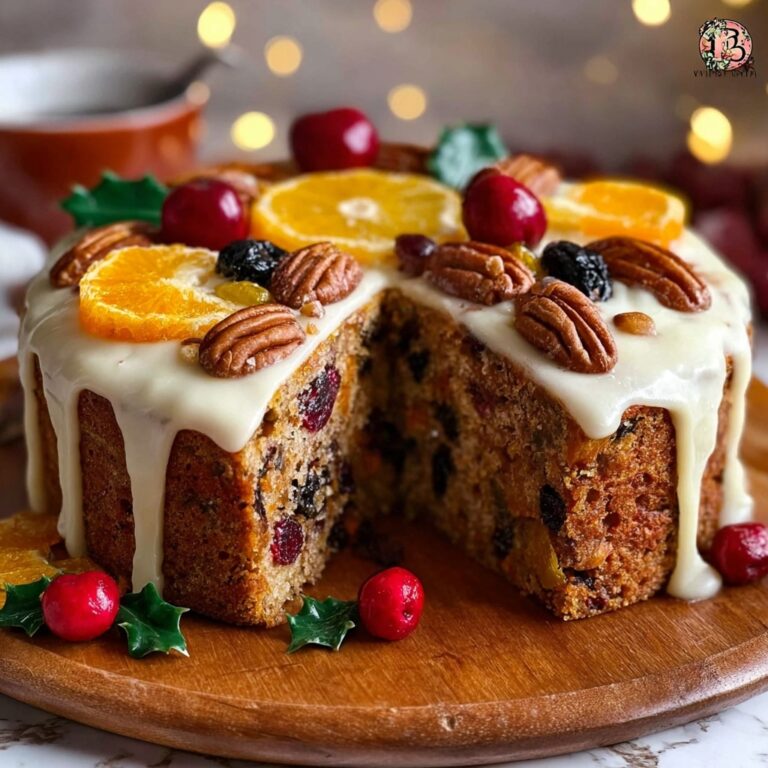 Classic Christmas Fruitcake Recipe