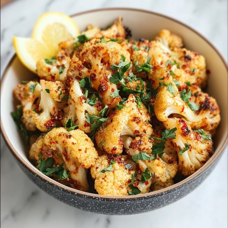 Moroccan Cauliflower with Tahini-Honey Recipe