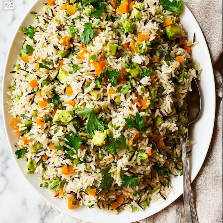 Savory Wild Rice Pilaf with Roasted Veggies and Cranberries Recipe