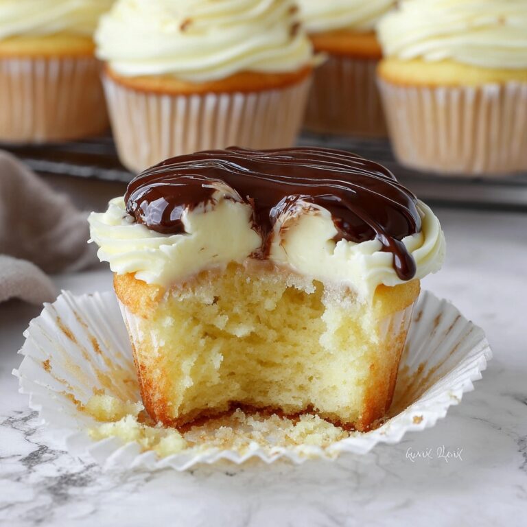 Daddy’s Boston Cream Cupcakes Recipe