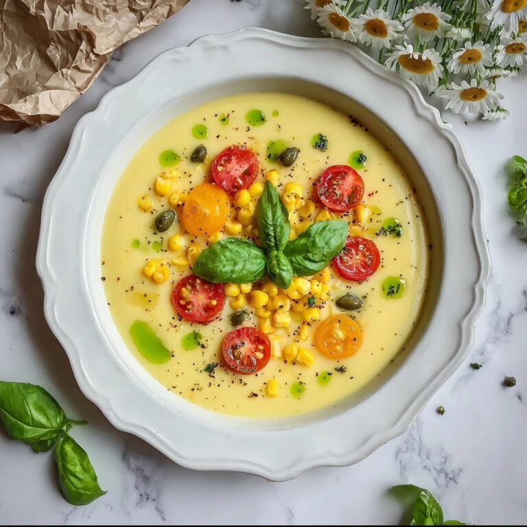 Summer Sweet Corn Gazpacho Recipe
