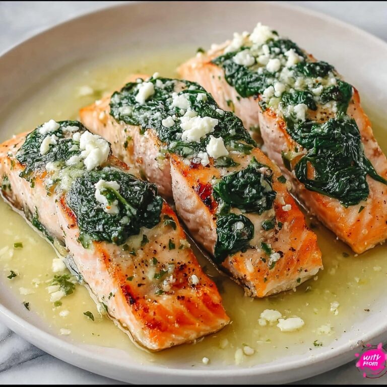 Stuffed Salmon With Spinach & Feta: A Mediterranean Delight Recipe