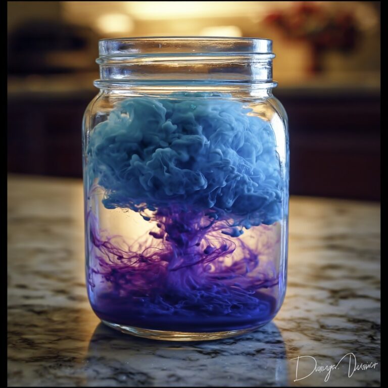 Rain Cloud in a Jar: Create Your Own Weather Fun! Recipe