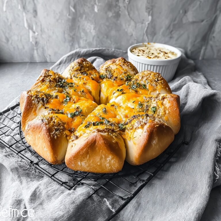 Cheesy Garlic Butter and Herb Star Bread That Steals the Show Recipe