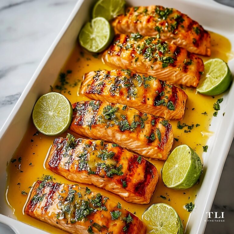 Honey-Lime Garlic Butter Baked Salmon for Effortless Dinners Recipe