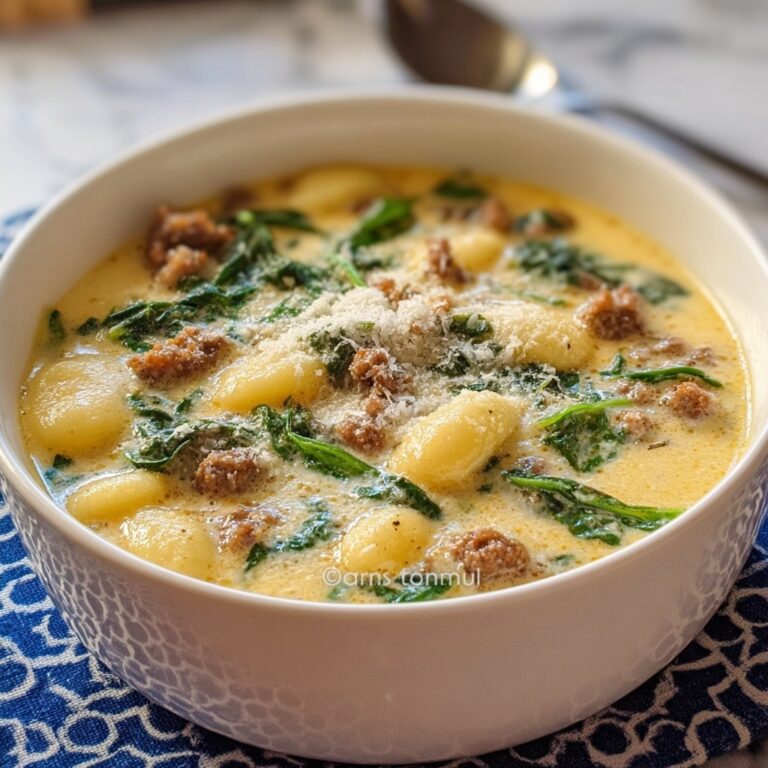 Creamy Parmesan Italian Sausage Ditalini Soup Recipe