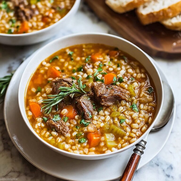 Hearty Beef Barley Soup Recipe