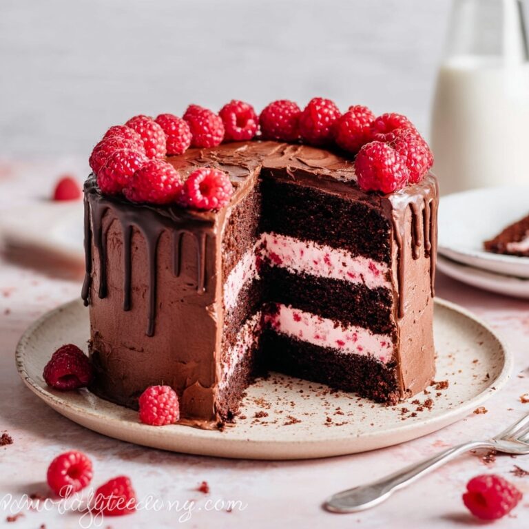 Vegan Raspberry Chocolate Cake Recipe