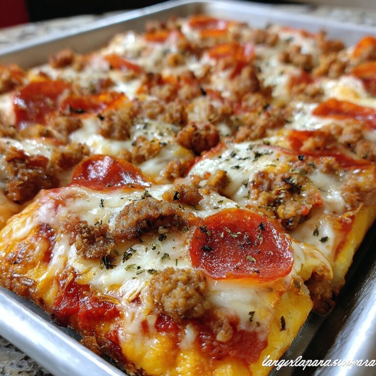 Meat Lovers Pizza Casserole Recipe