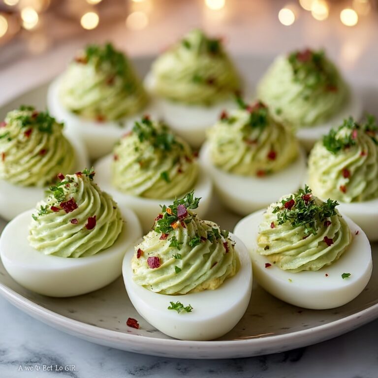 Christmas Tree Deviled Eggs Recipe