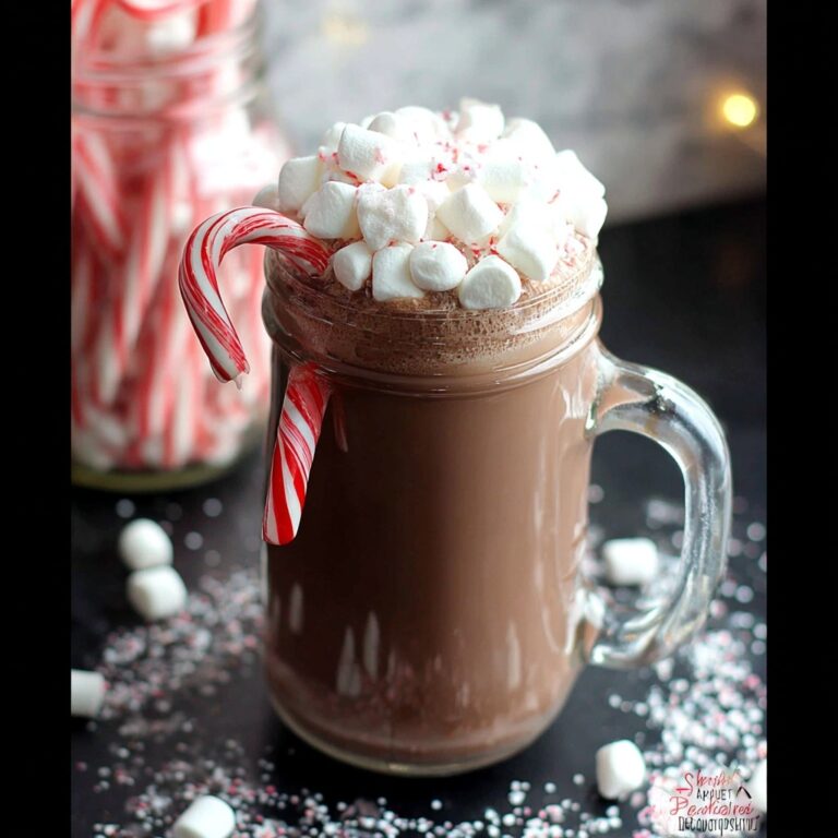 Slow Cooker Peppermint Hot Chocolate Recipe