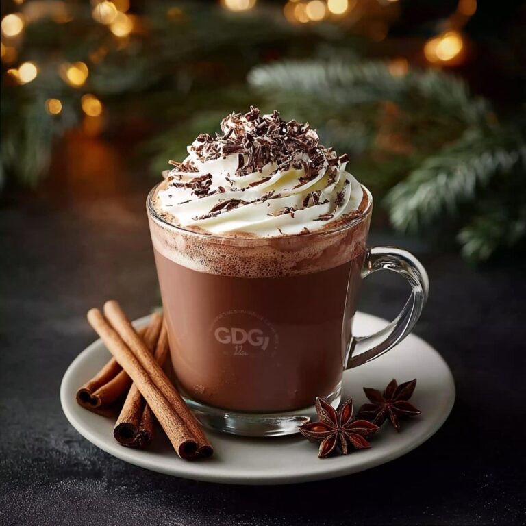 Creamy Hot Cocoa with Whipped Cream Recipe